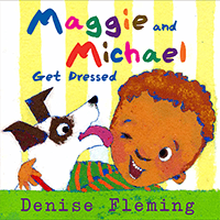 Help Michael and his dog, Maggie, find the right clothes to get dressed Maggie and Michael cover